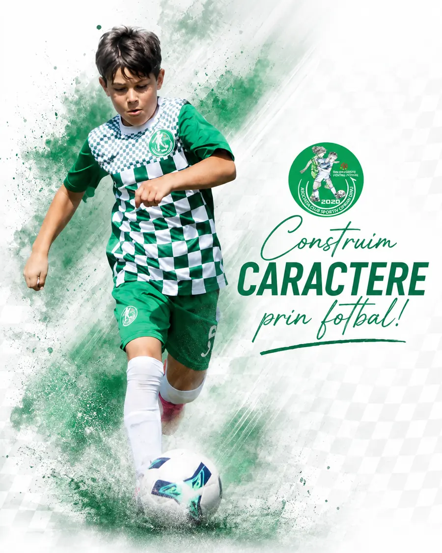 Construim caractere prin fotbal — Școala de Fotbal Ciprian Dinu